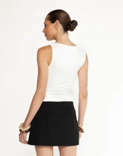 Sharona Top (White)*CHARCOAL Fashion