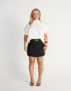 Sherin Mini Skirt (Black)*CHARCOAL CLOTHING Sale