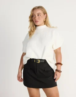 Sherin Mini Skirt (Black)*CHARCOAL CLOTHING Sale