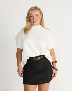 Sherin Mini Skirt (Black)*CHARCOAL CLOTHING Sale