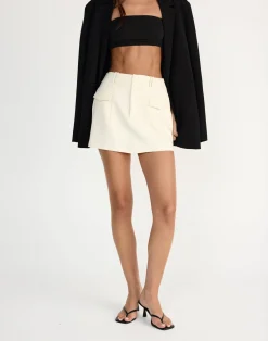 Sherin Mini Skirt (Cream)*CHARCOAL CLOTHING New