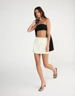 Sherin Mini Skirt (Cream)*CHARCOAL CLOTHING New
