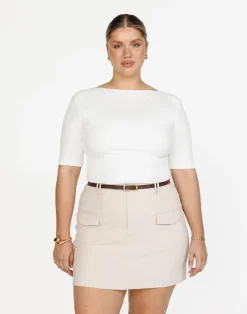 Sherin Mini Skirt (Oat)*CHARCOAL Fashion
