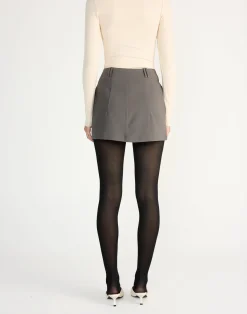 Sherin Mini Skirt (Slate)*CHARCOAL CLOTHING Discount