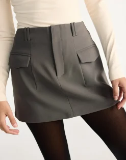 Sherin Mini Skirt (Slate)*CHARCOAL CLOTHING Discount
