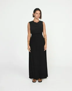 Shoreline Maxi Dress (Black)*CHARCOAL CLOTHING New