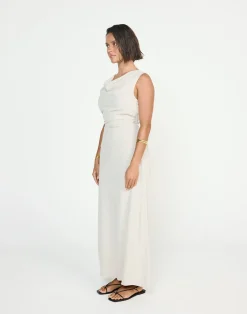 Shoreline Maxi Dress (Latte)*CHARCOAL CLOTHING Clearance