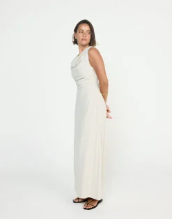 Shoreline Maxi Dress (Latte)*CHARCOAL CLOTHING Clearance