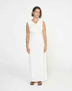 Shoreline Maxi Dress (White)*CHARCOAL CLOTHING Clearance