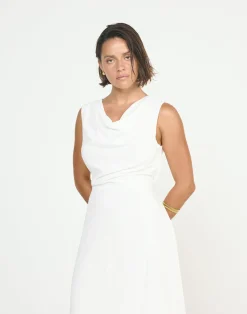 Shoreline Maxi Dress (White)*CHARCOAL CLOTHING Clearance