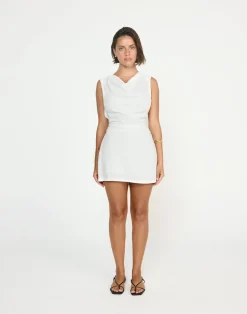 Shoreline Mini Dress (White)*CHARCOAL CLOTHING Best