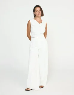 Shoreline Pants (White)*CHARCOAL CLOTHING Sale