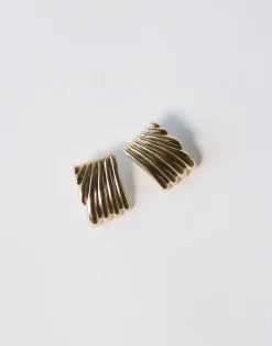 Sikora Earrings (Gold)*CHARCOAL Hot