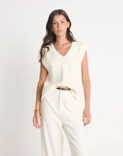 Silvana Vest (Off White)*CHARCOAL CLOTHING Best