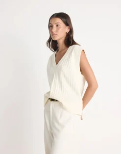 Silvana Vest (Off White)*CHARCOAL CLOTHING Best