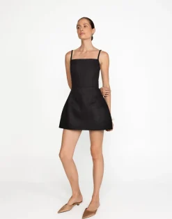 Sinead Mini Dress (Black)*CHARCOAL Clearance