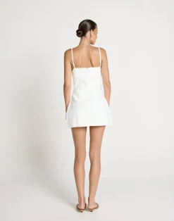 Sinead Mini Dress (Textured White)*CHARCOAL CLOTHING Best
