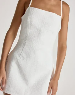 Sinead Mini Dress (Textured White)*CHARCOAL CLOTHING Best