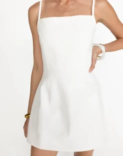 Sinead Mini Dress (White)*CHARCOAL Outlet