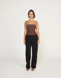 Sirena Top (Cocoa)*CHARCOAL CLOTHING Hot