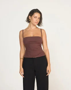 Sirena Top (Cocoa)*CHARCOAL CLOTHING Hot