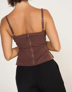 Sirena Top (Cocoa)*CHARCOAL CLOTHING Hot