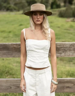 Sirena Top (White)*CHARCOAL CLOTHING Hot