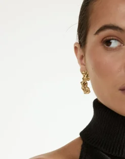 Solene Earrings (Gold)*CHARCOAL Hot