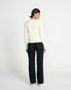 Sonnet Long Sleeve Top (Oat)*CHARCOAL CLOTHING Online