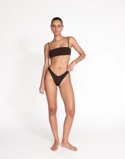 Soraya Bikini Top (Chocolate)*CHARCOAL Outlet