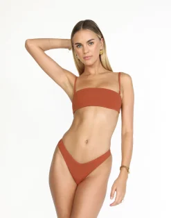 Soraya Bikini Top (Paprika)*CHARCOAL Clearance
