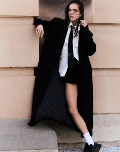 Sorrel Trench Coat (Black)*CHARCOAL CLOTHING Clearance