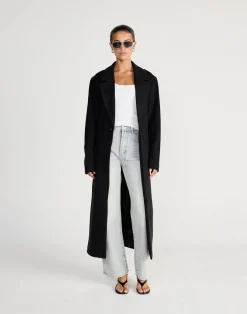 Sorrel Trench Coat (Black)*CHARCOAL CLOTHING Clearance