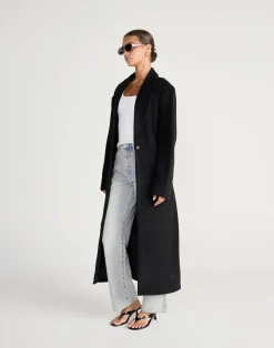 Sorrel Trench Coat (Black)*CHARCOAL CLOTHING Clearance