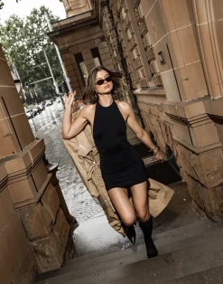 Speakeasy Mini Dress (Black)*CHARCOAL Discount