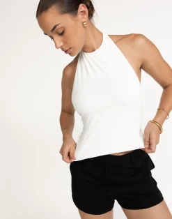 Speakeasy Top (White)*CHARCOAL Best
