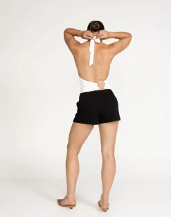 Speakeasy Top (White)*CHARCOAL Best