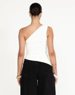 Stephanie Top (White)*CHARCOAL Discount