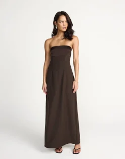 Suki Maxi Dress (Chocolate)*CHARCOAL CLOTHING Hot