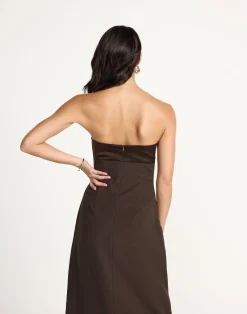 Suki Maxi Dress (Chocolate)*CHARCOAL CLOTHING Hot