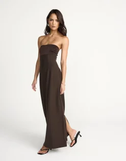 Suki Maxi Dress (Chocolate)*CHARCOAL CLOTHING Hot