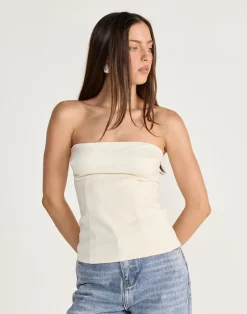 Suki Top (Cream)*CHARCOAL Hot