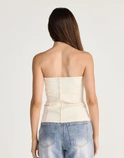 Suki Top (Cream)*CHARCOAL Hot