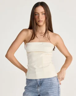 Suki Top (Cream)*CHARCOAL Hot