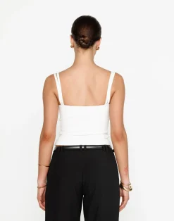 Sun-baked Top (White)*CHARCOAL Hot