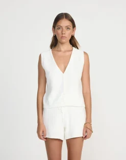 Tamia Shorts (White)*CHARCOAL CLOTHING Outlet