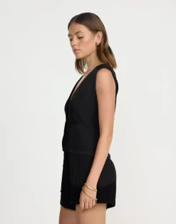 Tamia Top (Black)*CHARCOAL CLOTHING Clearance