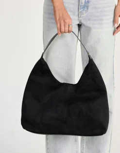 Tammy Shoulder Bag (Black Suede) - By*Billini Fashion