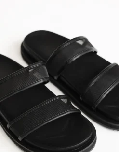 Tamre Slides (Black Mesh) - By*Billini Discount