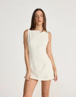 Tanner Mini Dress (Oat)*CHARCOAL CLOTHING Fashion